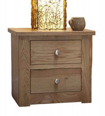 Product photograph of Homestyle Gb Torino Oak Oak Small Bedside Cabinet from Choice Furniture Superstore