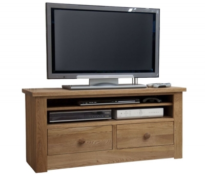 Product photograph of Homestyle Gb Torino Oak Small Plasma Unit from Choice Furniture Superstore