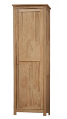 Product photograph of Homestyle Gb Opus Oak 1 Door Wardrobe from Choice Furniture Superstore