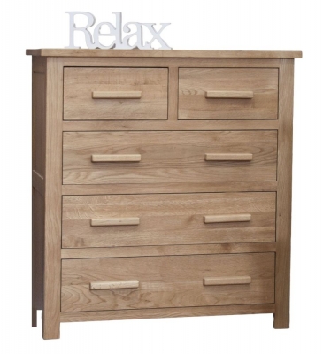Product photograph of Homestyle Gb Opus Oak 3 2 Drawer Chest from Choice Furniture Superstore