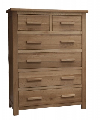 Product photograph of Homestyle Gb Opus Oak 4 2 Drawer Chest from Choice Furniture Superstore