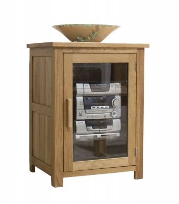 Product photograph of Homestyle Gb Opus Oak Hifi Unit from Choice Furniture Superstore