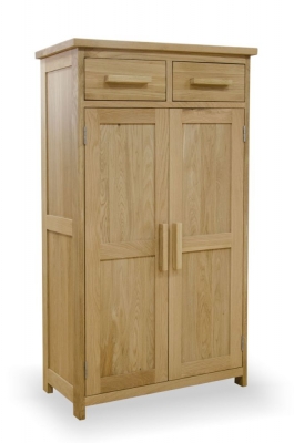 Product photograph of Homestyle Gb Opus Oak Shoe Cupboard from Choice Furniture Superstore