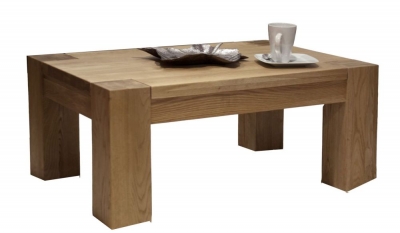 Product photograph of Homestyle Gb Trend Oak Large Coffee Table from Choice Furniture Superstore
