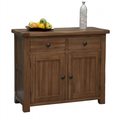 Product photograph of Homestyle Gb Rustic Oak Small Sideboard from Choice Furniture Superstore