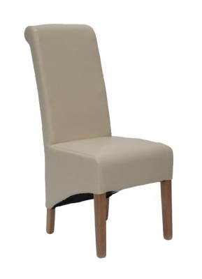Product photograph of Homestyle Gb Richmond Bonded Leather Dining Chair Sold In Pairs from Choice Furniture Superstore