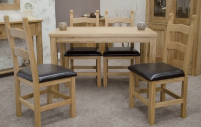 Product photograph of Homestyle Gb Elegance Oak Rectangular Dining Table from Choice Furniture Superstore