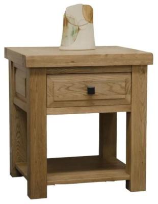 Clearance Homestyle Gb Deluxe Oak Lamp Table B79