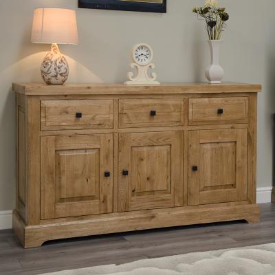 Homestyle Gb Deluxe Oak Large Sideboard