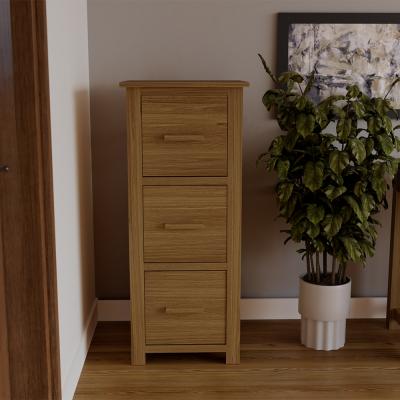 Homestyle Gb Opus Oak 3 Drawer Filing Cabinet