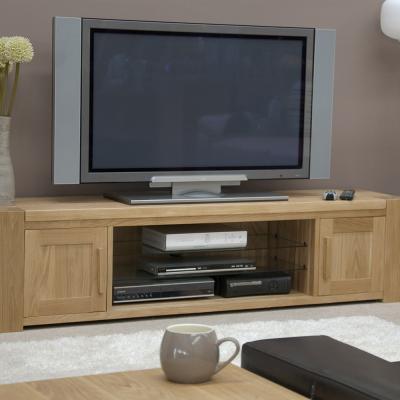 Homestyle Gb Trend Oak Large Tv Plasma Unit