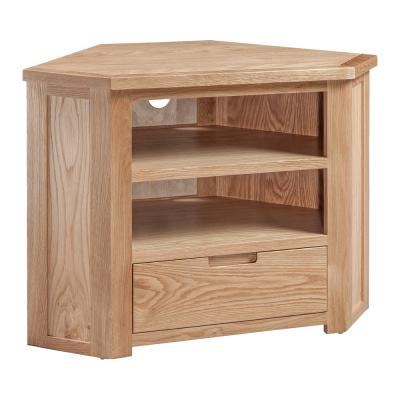 Homestyle Gb Moderna Oak Corner Tv Cabinet
