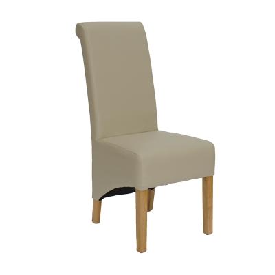 Homestyle GB Furniture - 2 x Reddick Matt Bone Bonded Leather Dining Chair thumbnail