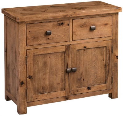 Product photograph of Homestyle Gb Aztec Oak Small Sideboard -oak from Choice Furniture Superstore