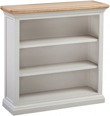 Product photograph of Homestyle Gb Cotswold Oak And Painted Small Bookcase from Choice Furniture Superstore