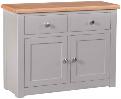 Product photograph of Homestyle Gb Diamond Painted Small Sideboard from Choice Furniture Superstore