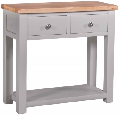 Product photograph of Homestyle Gb Diamond Painted Hall Table from Choice Furniture Superstore