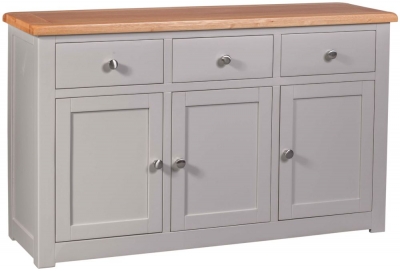 Product photograph of Homestyle Gb Diamond Painted Large Sideboard from Choice Furniture Superstore