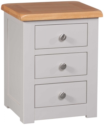 Product photograph of Homestyle Gb Diamond Painted Bedside Cabinet from Choice Furniture Superstore
