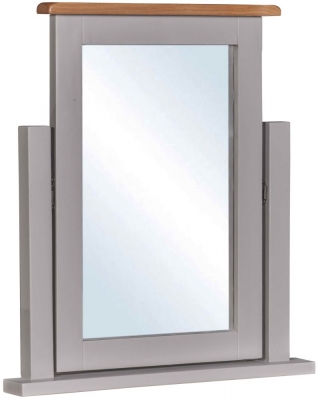 Product photograph of Homestyle Gb Diamond Painted Rectangular Dressing Mirror from Choice Furniture Superstore