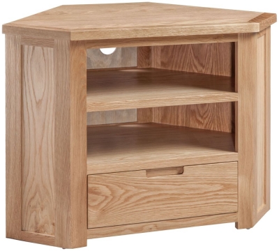 Homestyle GB Moderna Oak Corner TV Cabinet