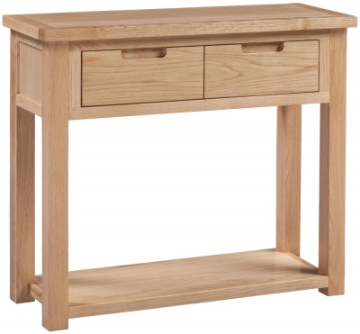 Product photograph of Homestyle Gb Moderna Oak Large Hall Table from Choice Furniture Superstore