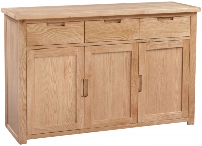 Product photograph of Homestyle Gb Moderna Oak Large Sideboard from Choice Furniture Superstore