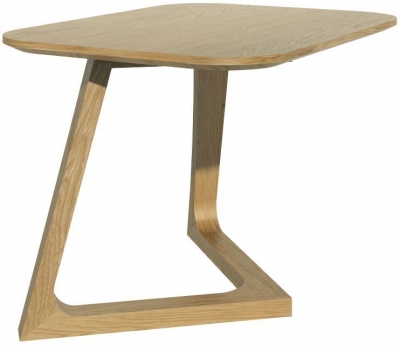 Product photograph of Homestyle Gb Scandic V Oak Small Lamp Table from Choice Furniture Superstore