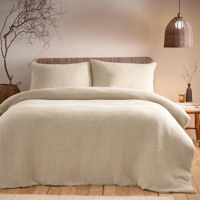 Product photograph of Yard Ribble Natural Acid Washed Duvet Cover Set from Choice Furniture Superstore