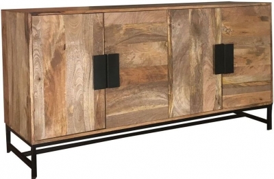 Product photograph of Daman Mango Wood Large Sideboard from Choice Furniture Superstore