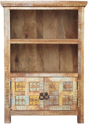 Product photograph of Aravali Mango Wood Small Bookcase from Choice Furniture Superstore