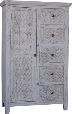 Product photograph of Jaipur Mandakini Mango Wood Cabinet from Choice Furniture Superstore