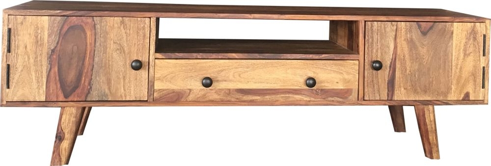 Gangtok Solid Sheesham Wood 140cm TV Unit