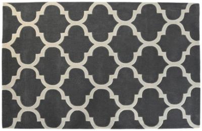 Calcutta Grey And Cream Polyester Rug 120cm X 180cm Tx204769