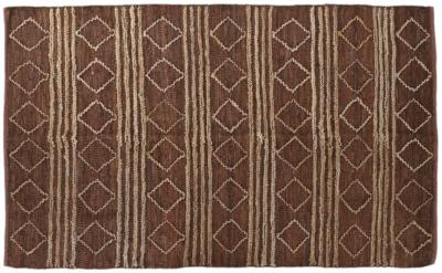 Dewas Brown Fabric Rug 160cm X 230cm