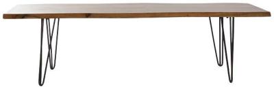 Dali Light Brown Acacia Wood Dining Bench