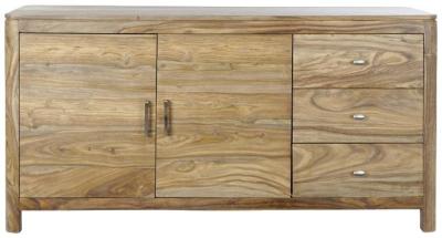 Parker Natural Sheesham 145cm Medium Sideboard 2 Doors