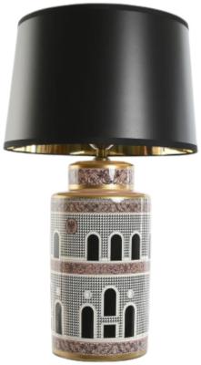 Lima Multicoloured Porcelain Table Lamp