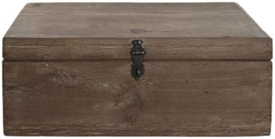 Product photograph of Ranchi Black Wood Trunk Box from Choice Furniture Superstore