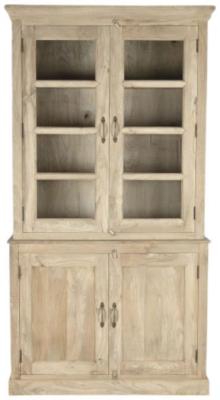 Ranchi Natural 4 Door Glass Display Cabinet