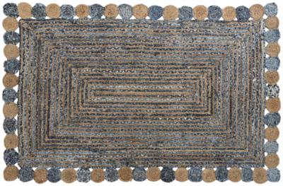 Nainital Multi Coloured Wood Rug 200cm X 290cm