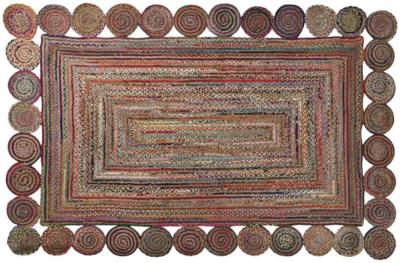 Morena Multi Coloured Fabric Rug 200cm X 290cm Tx195669