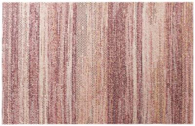 Kullu Pink Polyester Rug 200cm X 290cm