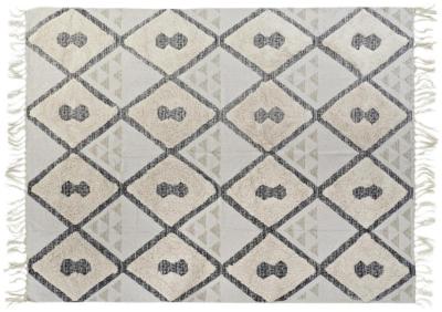 Modena Beige Cotton Rug 200cm X 290cm