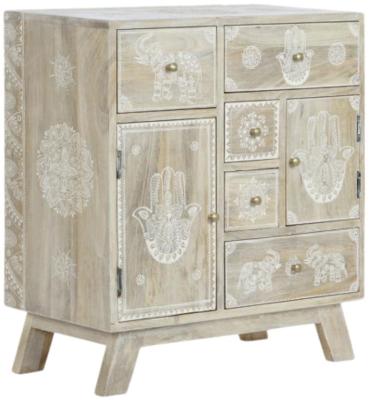 Loft Natural Mango 5 Drawer Chest