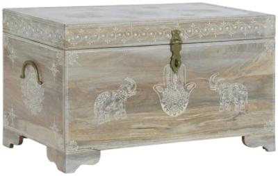 Product photograph of Loft Natural Mango Trunk Box from Choice Furniture Superstore