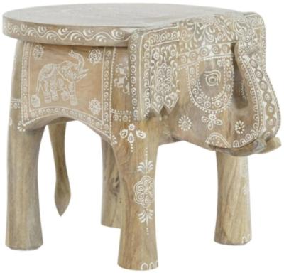 Product photograph of Loft Natural Mango Elephant Side Table from Choice Furniture Superstore