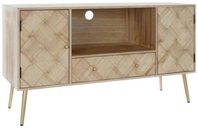 Luca Light Brown 118cm Tv Cabinet