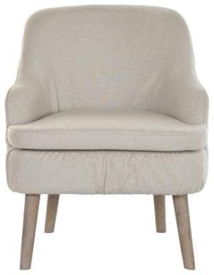 Product photograph of Beige Polyester Armchair from Choice Furniture Superstore