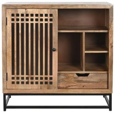 Brown Mango Wood 90cm Small Sideboard